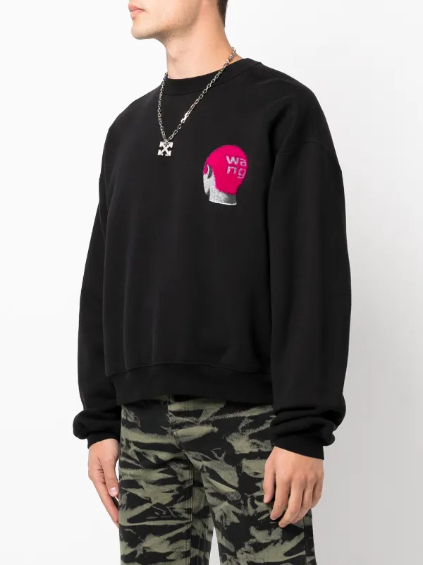 Alexander Wang buzz-cut Logo Sweatshirt 