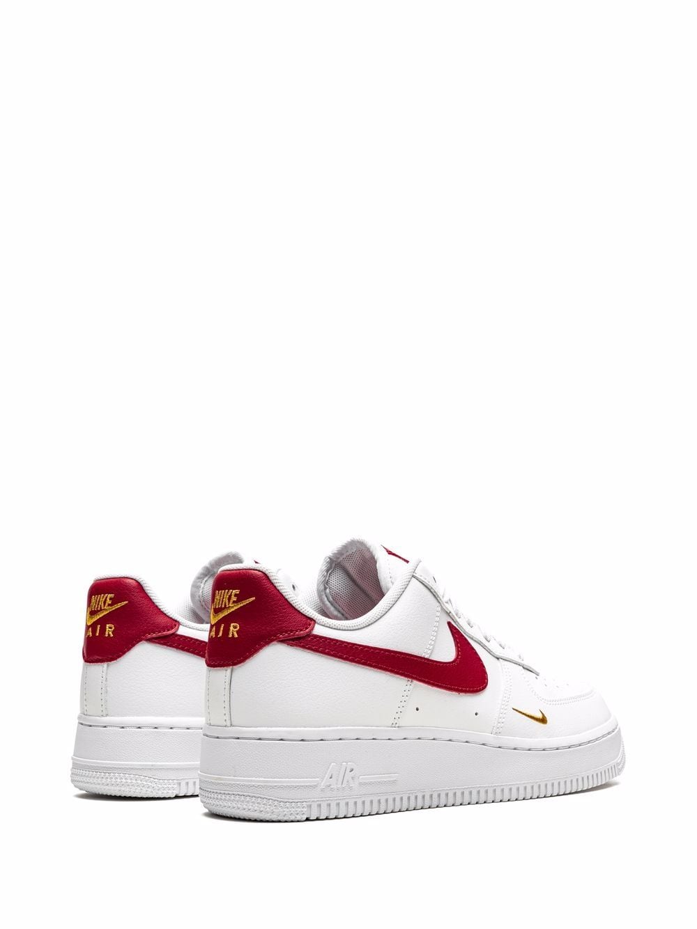 Shop Nike Air Force 1 Low Essential "white/gym Red" Sneakers