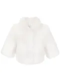 Unreal Fur Desire cropped jacket - White