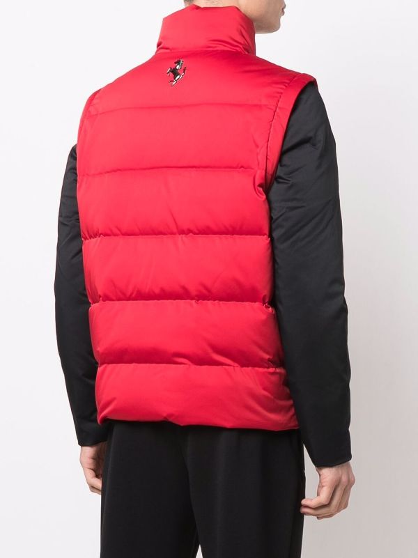 ferrari red puffer jacket