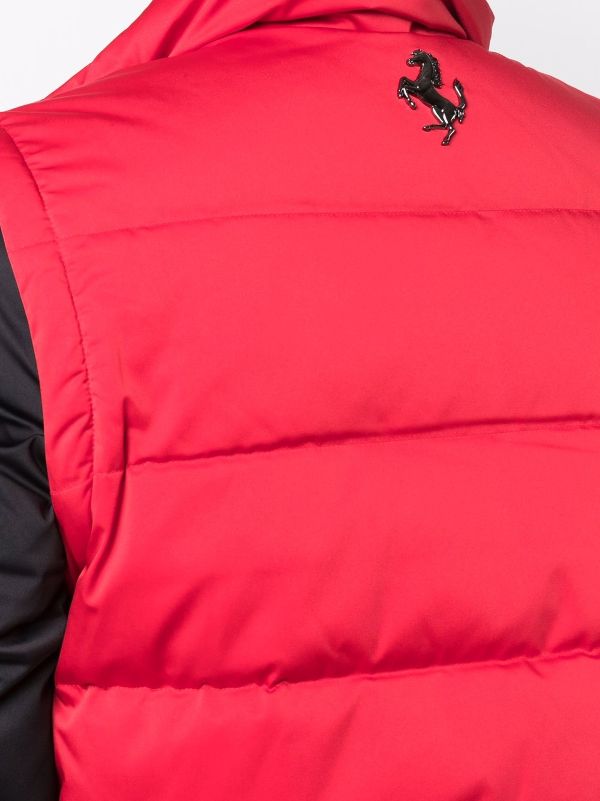 ferrari red puffer jacket