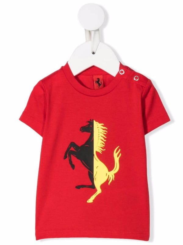 Ferrari Kids Print Cotton T-shirt - Farfetch