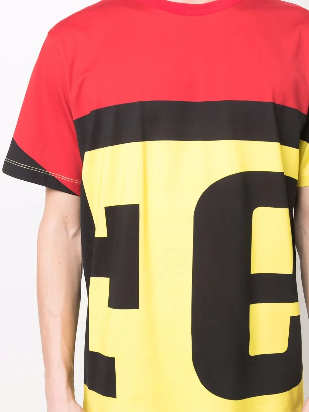 Ferrari Logo colour-block T-shirt - Farfetch