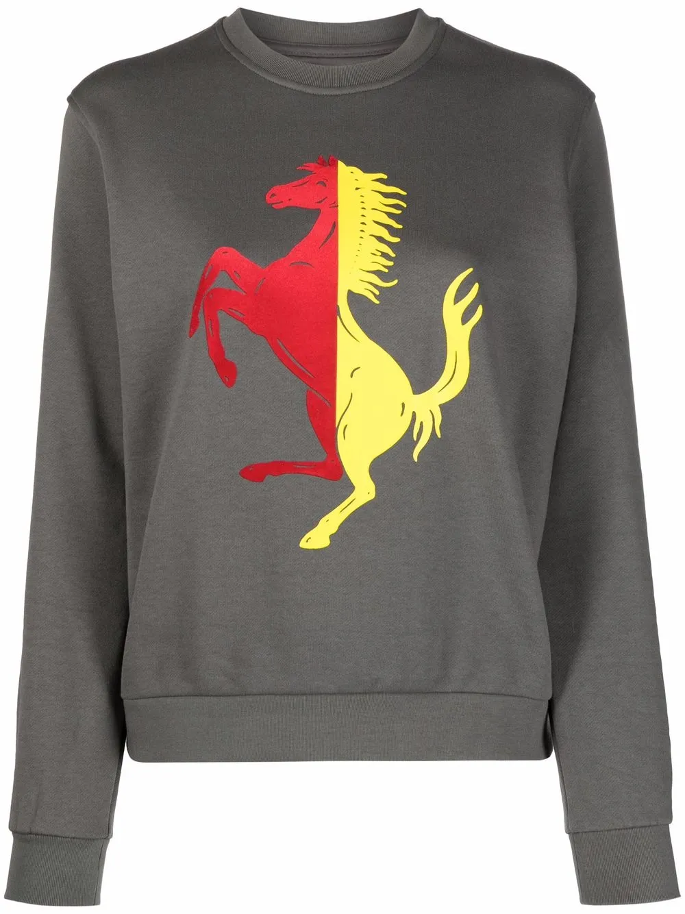 фото Ferrari толстовка prancing horse с принтом