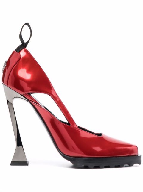 Ferrari multi-layered Laminated Leather Pumps - Farfetch