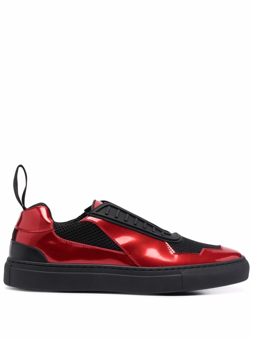 Ferrari laminated-effect slip-on Sneakers - Farfetch