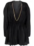 Stella McCartney chain detail V-neck blouse - Black