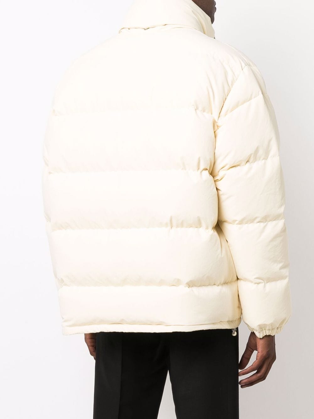 Shop Jil Sander Feather-down Padded Jacket In Weiss