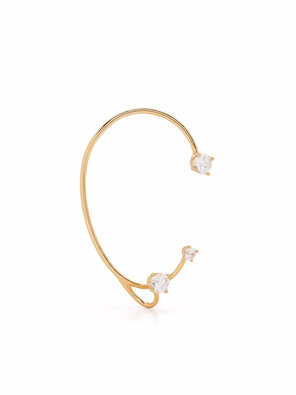 

Panconesi arete earcuff de tres puntos - Dorado