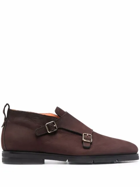 Santoni حذاء شمواه بمشبك كاحل