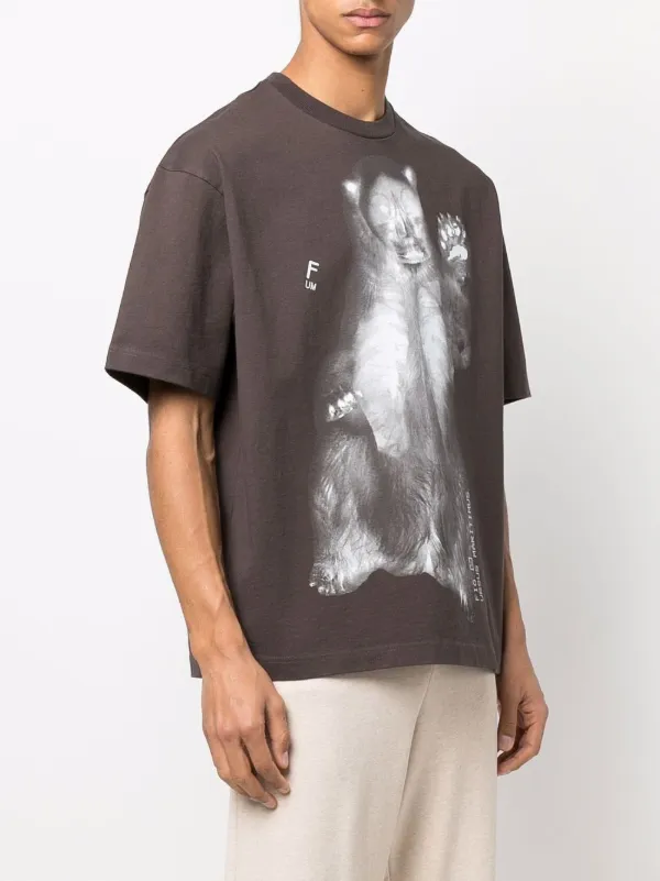 Acne Studios bear-print T-shirt - Farfetch