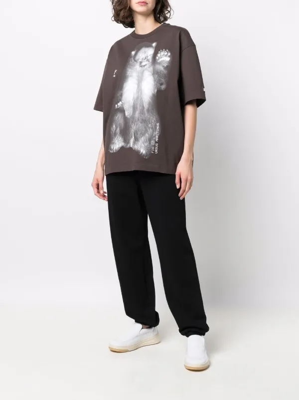 Acne Studios bear-print T-shirt - Farfetch