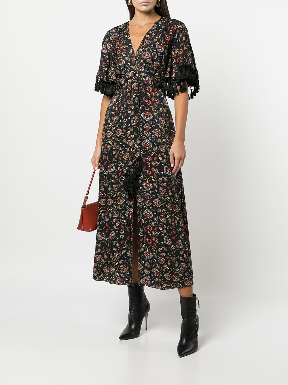 Sachin & Babi Jacynda Jacquard Midi Dress - Farfetch