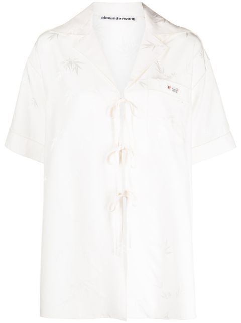 Alexander Wang jacquard pajama-style shirt Women