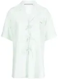 Alexander Wang jacquard pajama-style shirt - Green