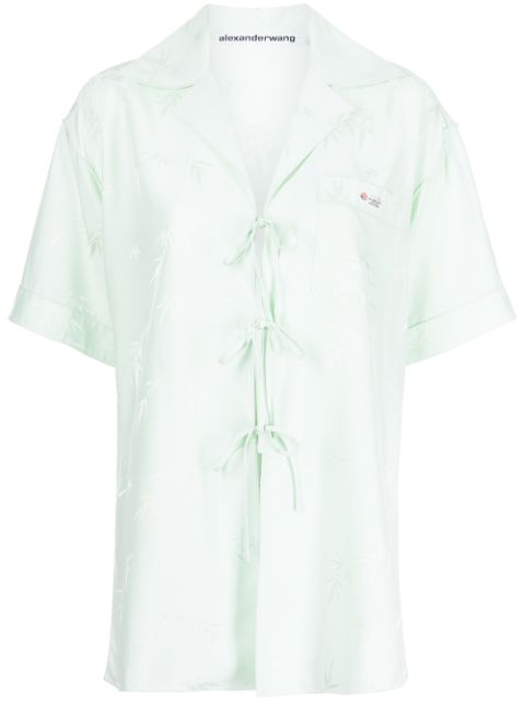 Alexander Wang jacquard pajama-style shirt Women