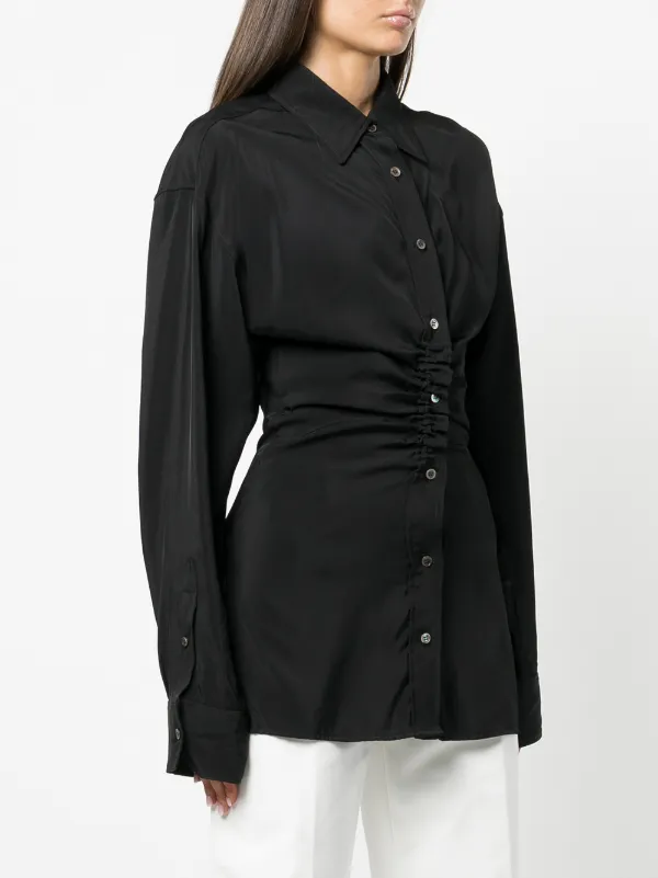 Shop Alexander Wang ruched button-up 