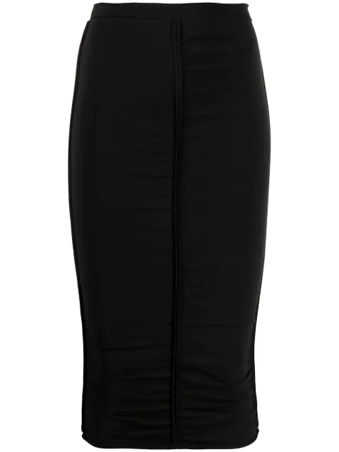 Alexander Wang ruched pencil midi skirt