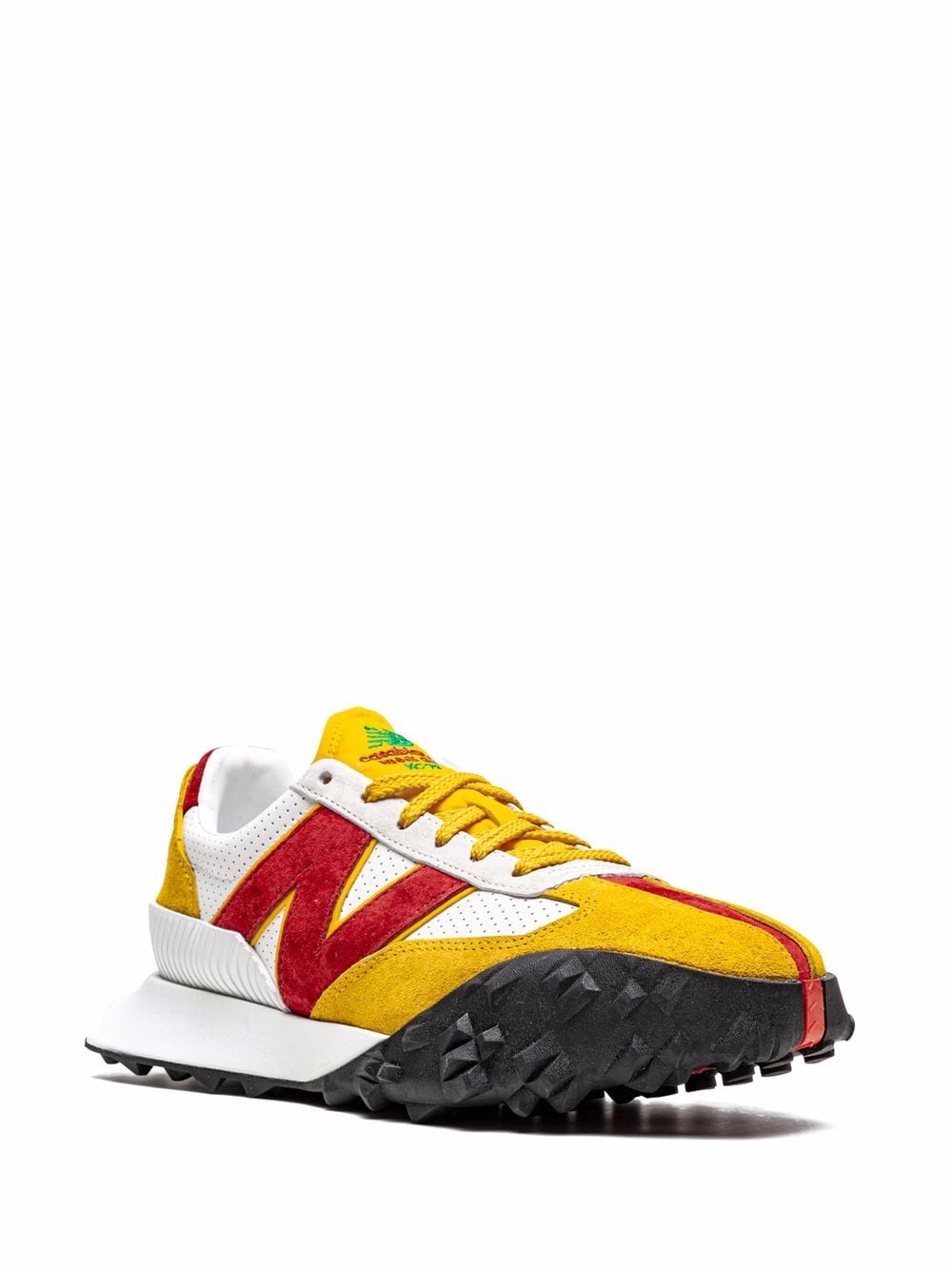 Shop New Balance X Casablanca Xc-72 Low-top Sneakers In Yellow ,red