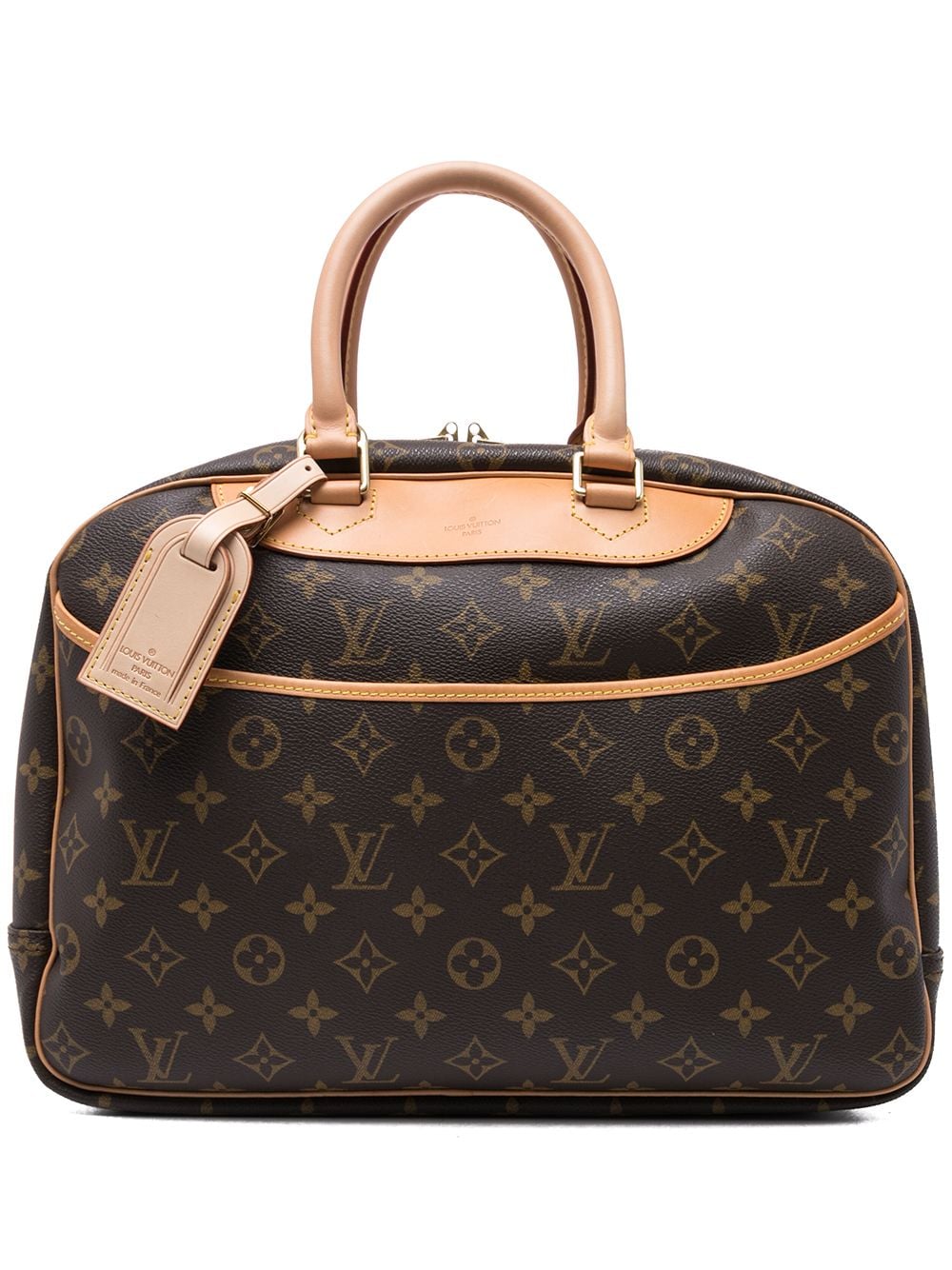 Louis Vuitton 2000s pre-owned Deauville bowling bag - Brown