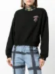 AAPE BY *A BATHING APE® logo print crop sweatshirt