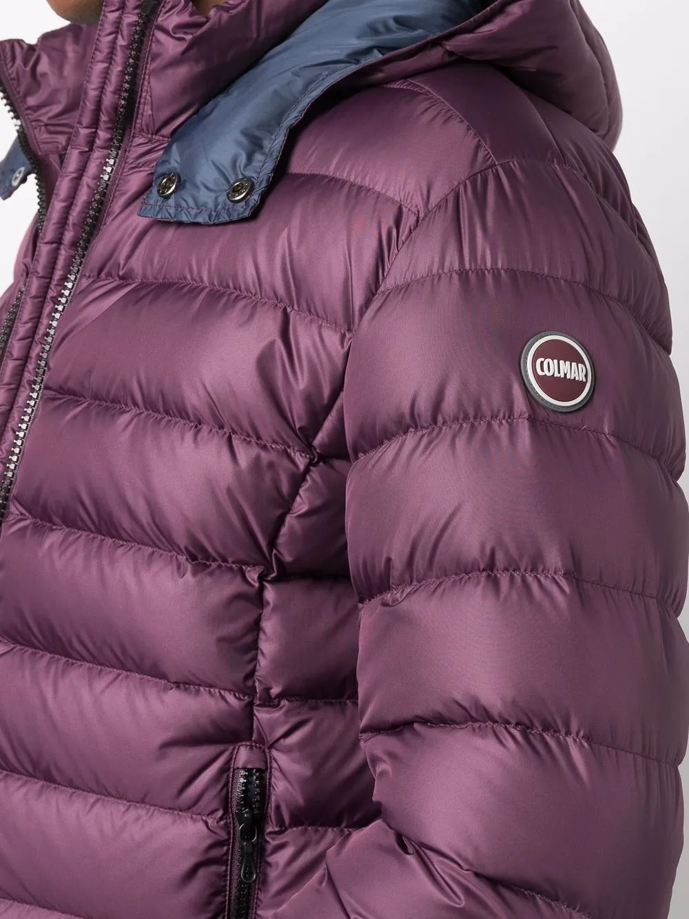 фото Colmar пуховик с капюшоном и нашивкой-логотипом