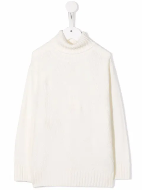 Fendi Kids mock-nek jumper