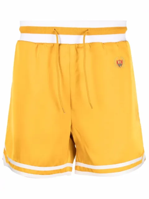 BEL-AIR ATHLETICS embroidered motif shorts