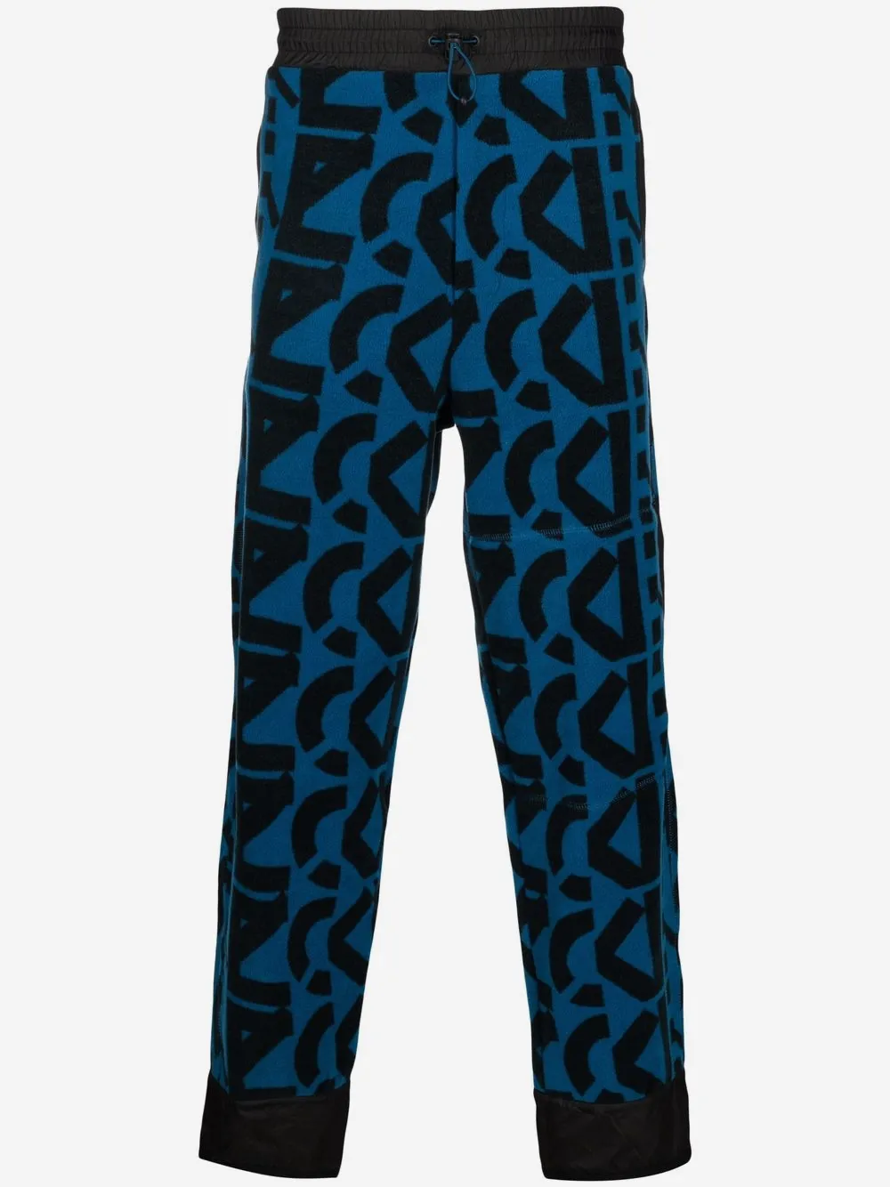 Kenzo monogram-print fleece track pants | Blue | Image 1