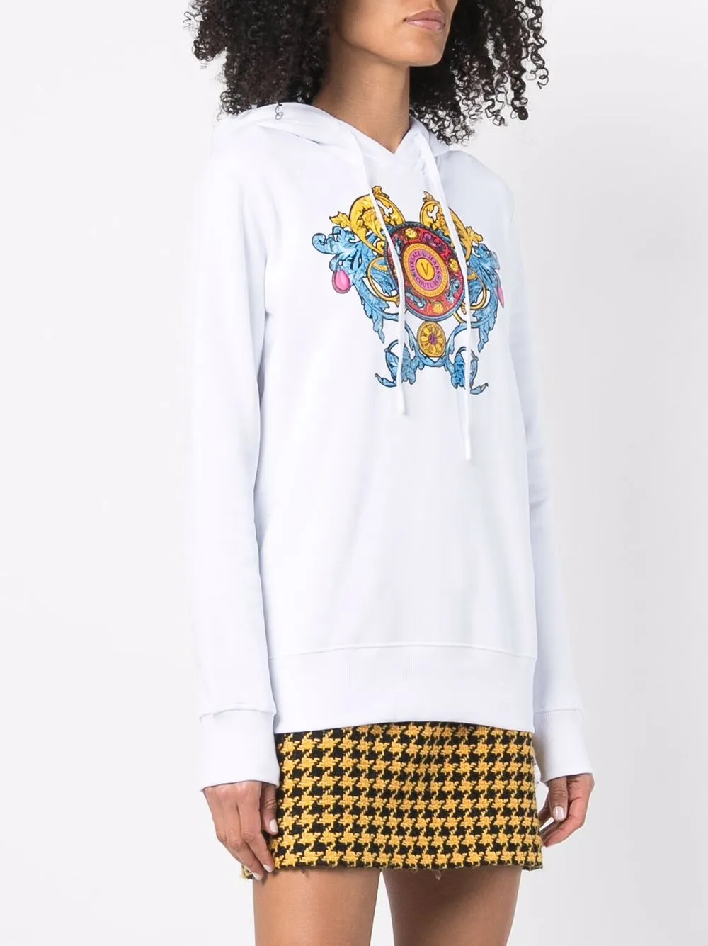 фото Versace jeans couture худи с графичным принтом