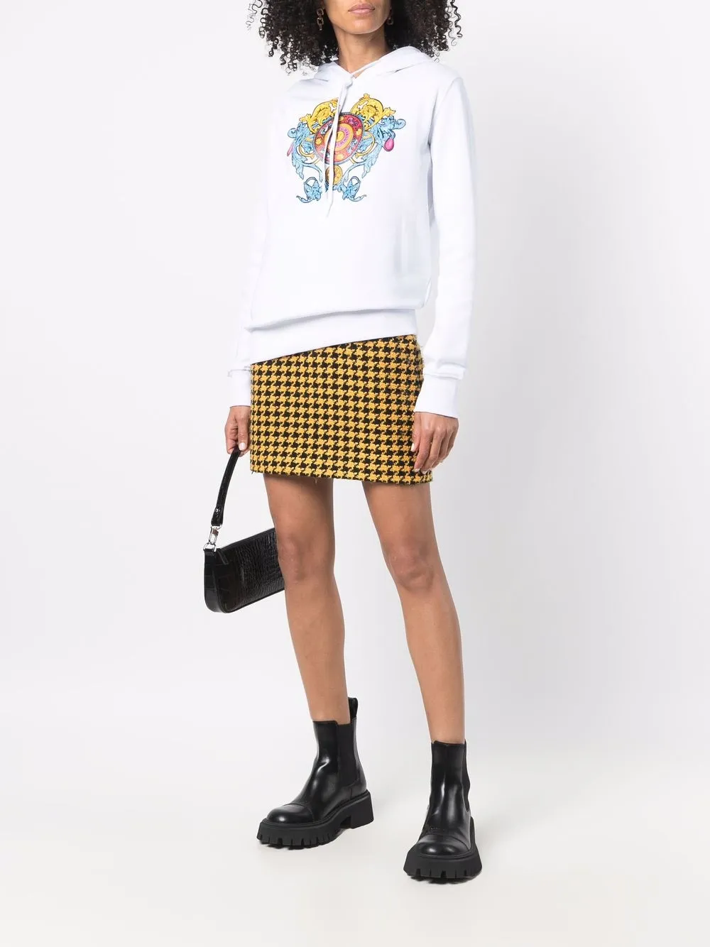 фото Versace jeans couture худи с графичным принтом