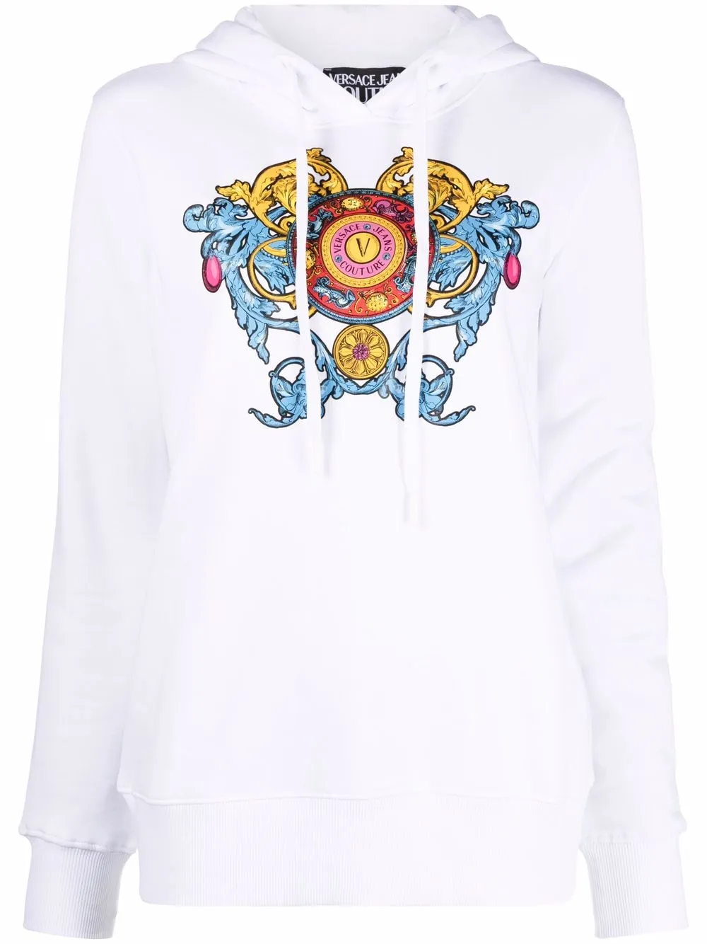 фото Versace jeans couture худи с графичным принтом
