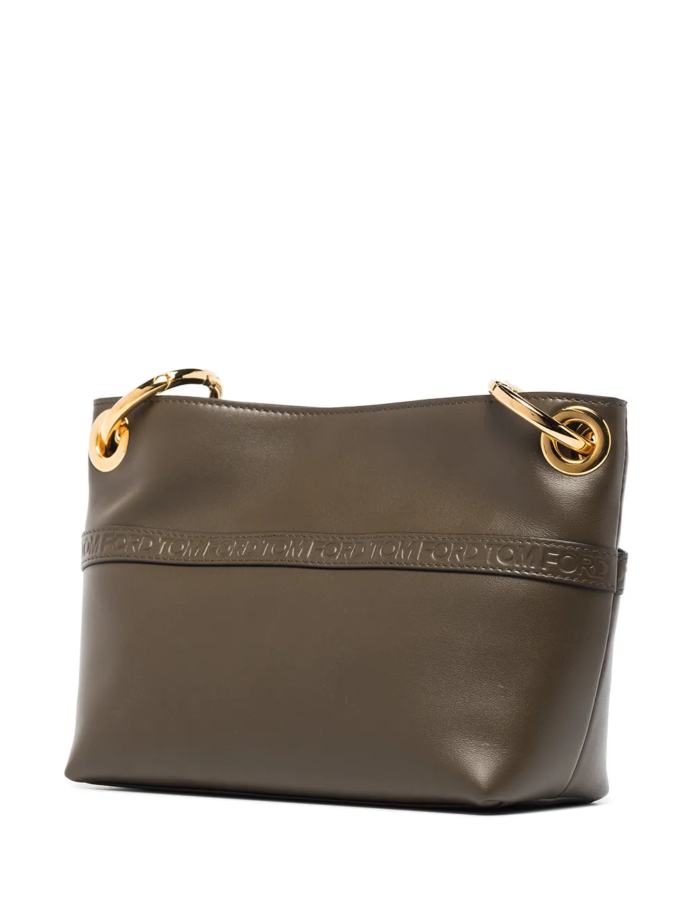 фото Tom ford сумка на плечо с тисненым логотипом