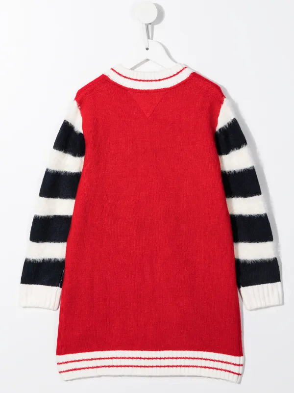 Tommy Hilfiger Junior Gebreide Jurk Rood FARFETCH NL