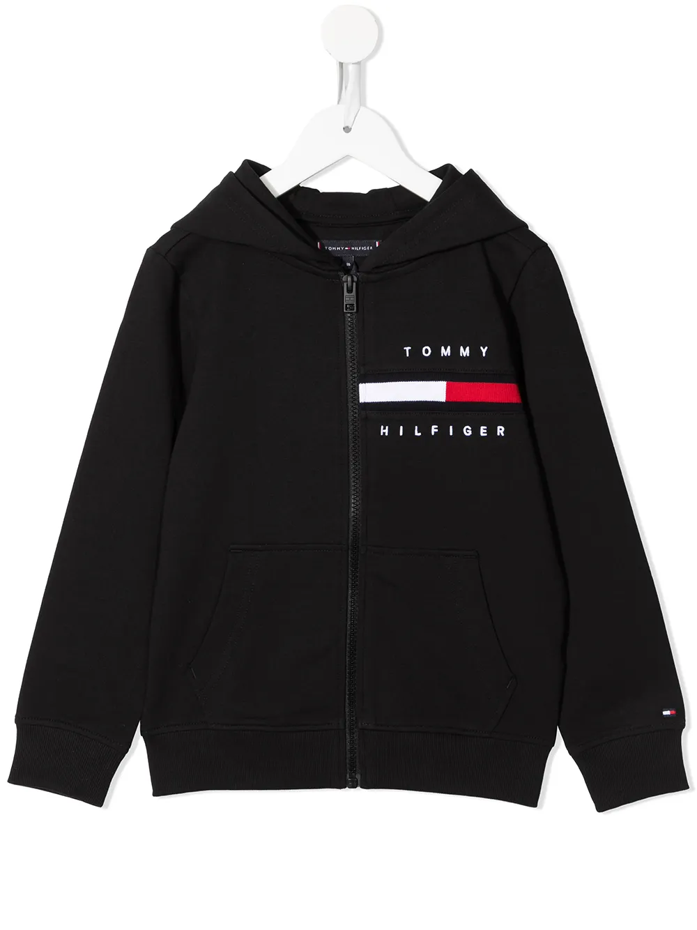Tommy Hilfiger Junior hoodie con logo - Negro