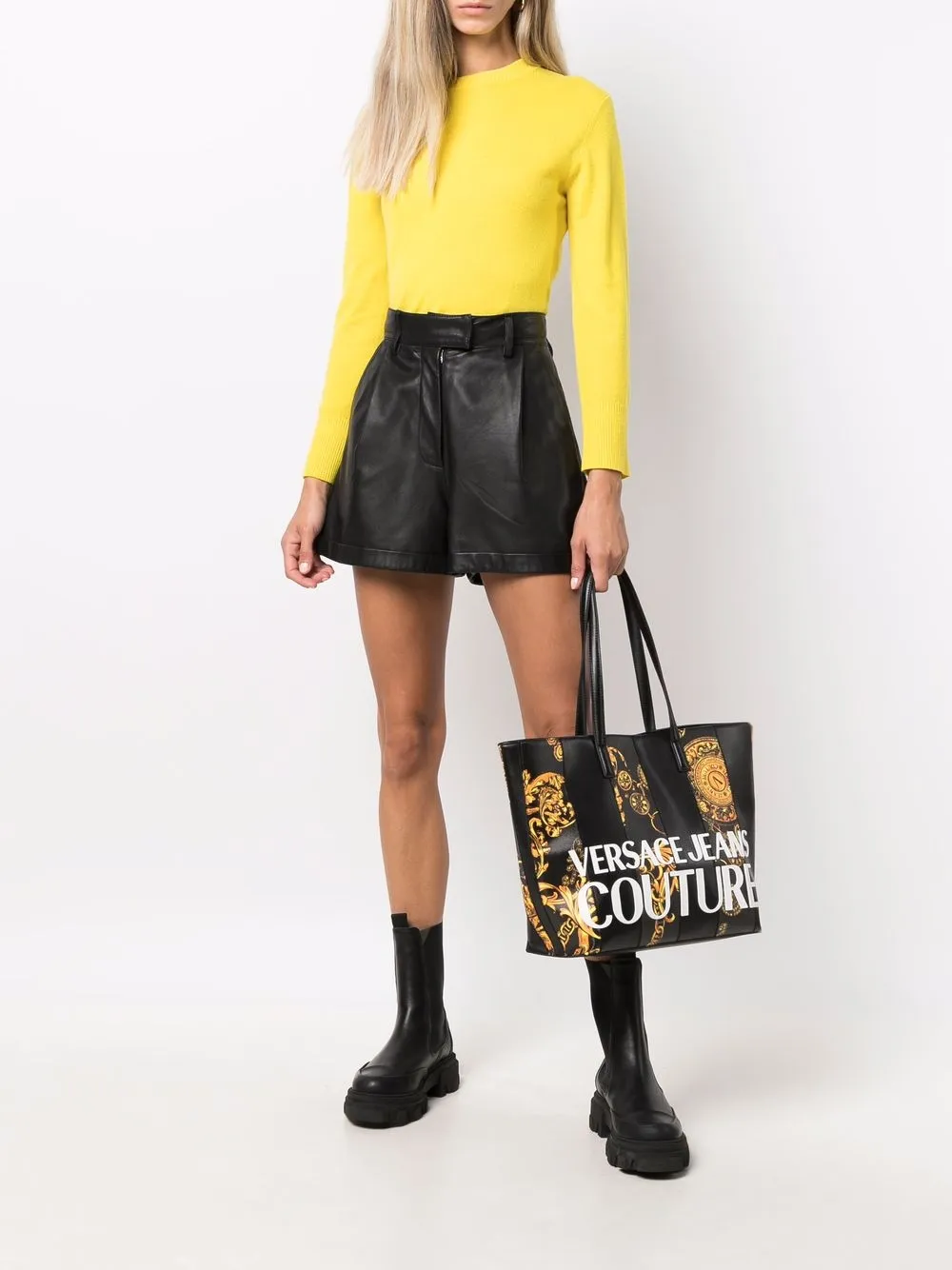 фото Versace jeans couture сумка-тоут с логотипом