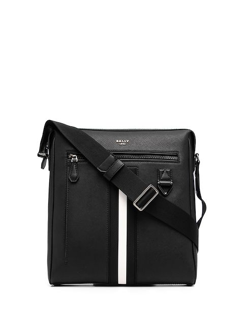 Bally 条纹细节邮差包