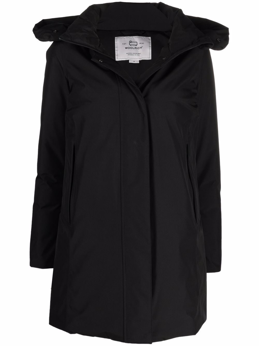 

Woolrich padded zip-up coat - Black