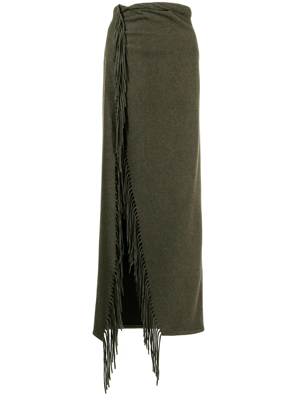 tassel-detail sarong skirt