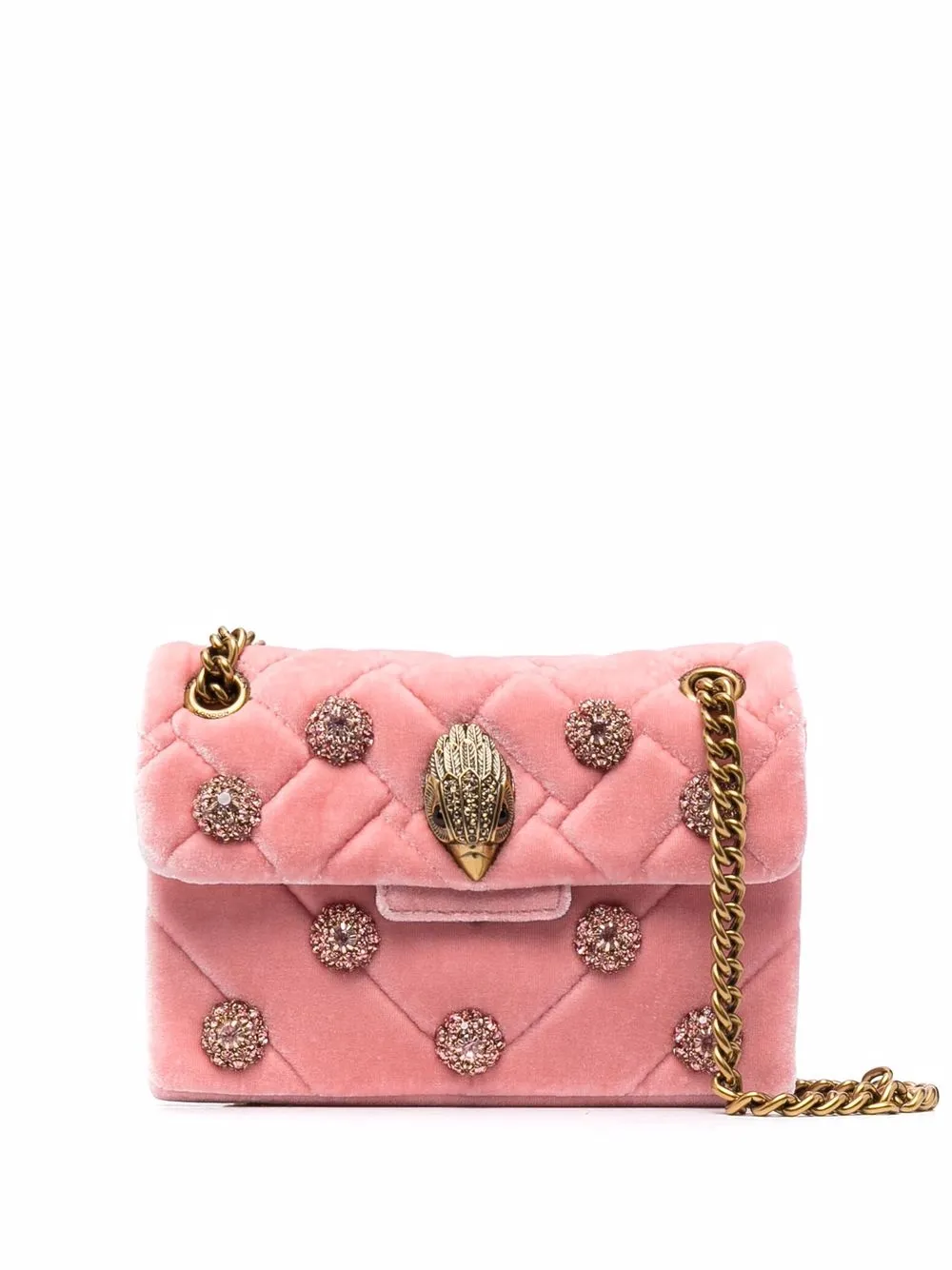 

Kurt Geiger London crystal-embellished shoulder bag - Pink