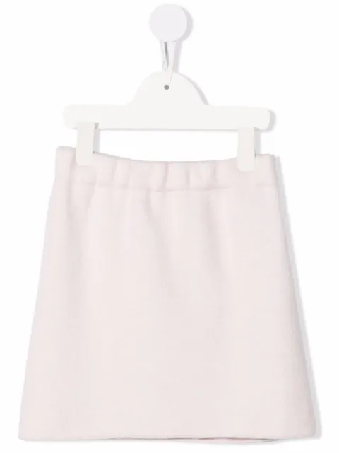 Fendi Kids fine-knit skirt