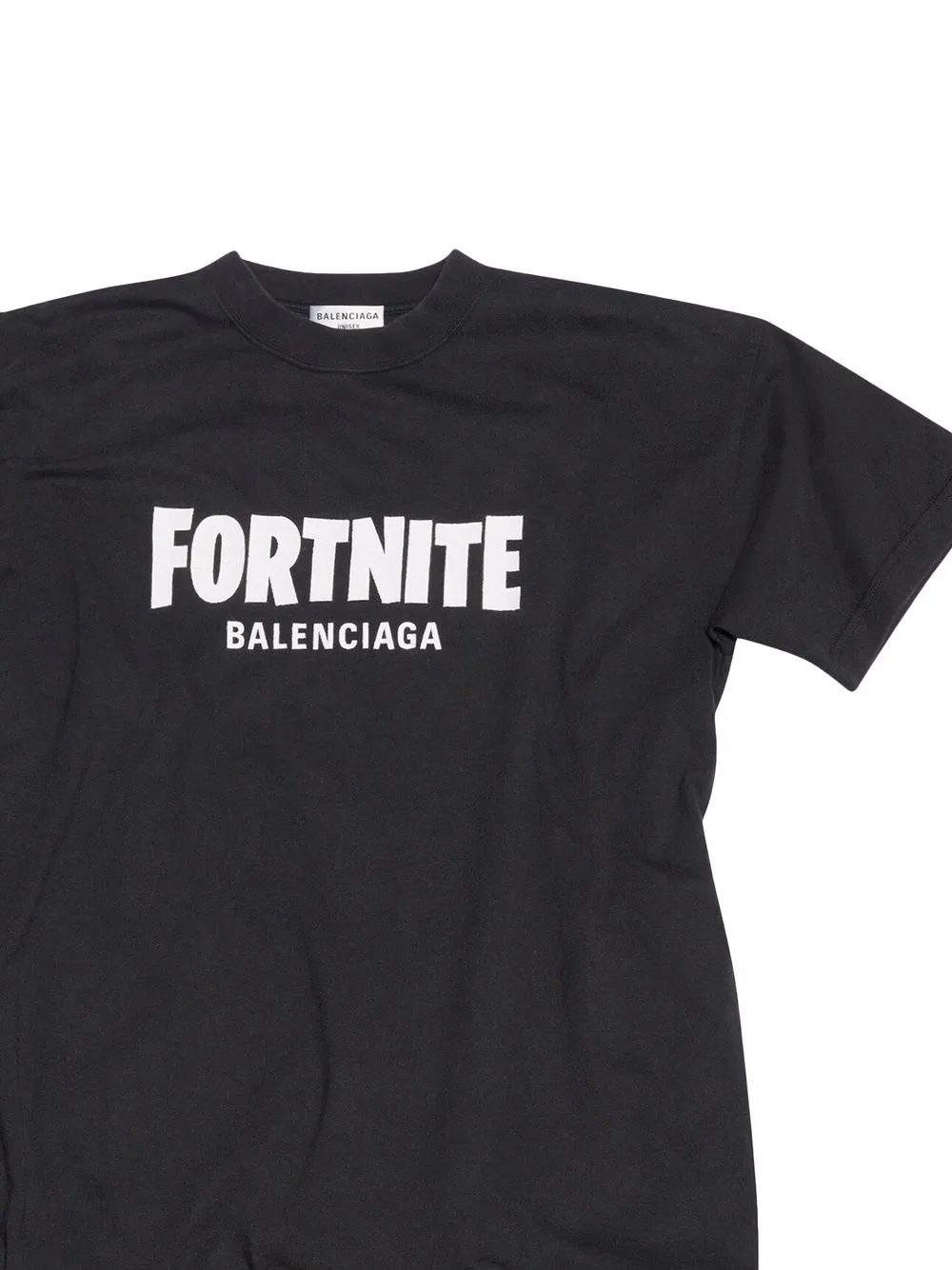 Balenciaga Fortnite漏2021 Logo T-Shirt - White