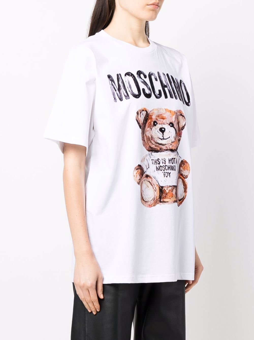 фото Moschino футболка teddy bear с логотипом