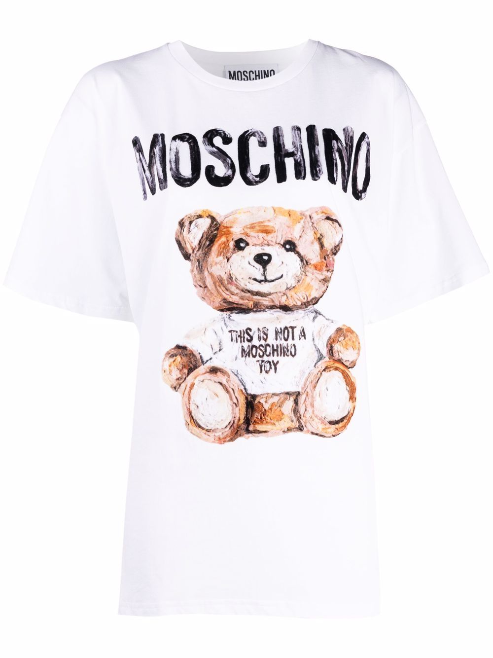 фото Moschino футболка teddy bear с логотипом