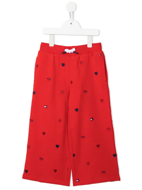 Tommy Hilfiger Junior wide leg cropped trousers