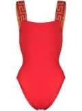 Versace Greca Border swimsuit - Red