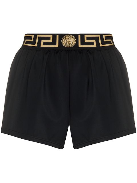 Versace Greca-waistband shorts
