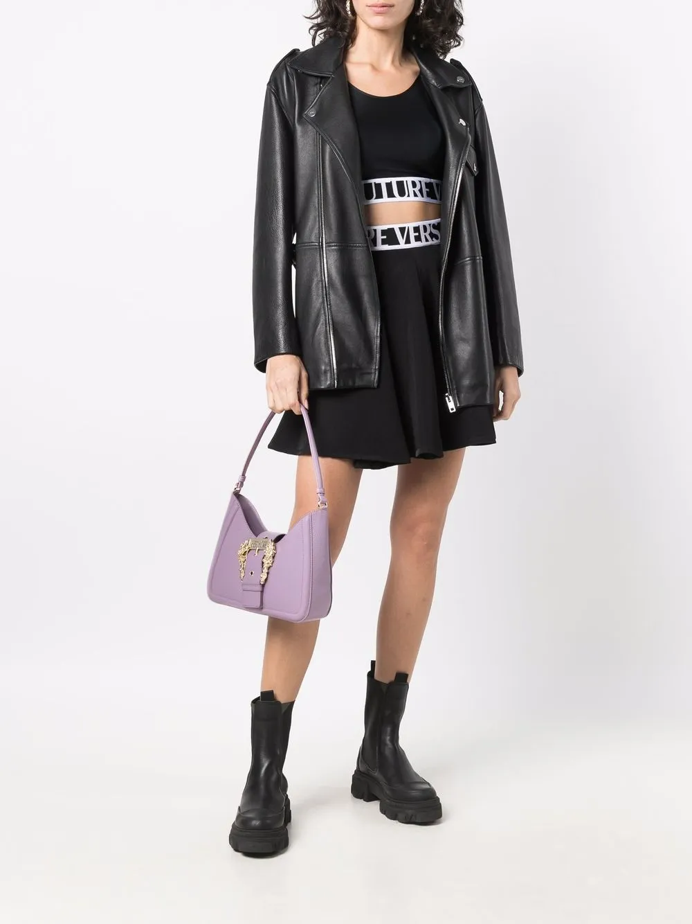 фото Versace jeans couture сумка на плечо couture i с логотипом