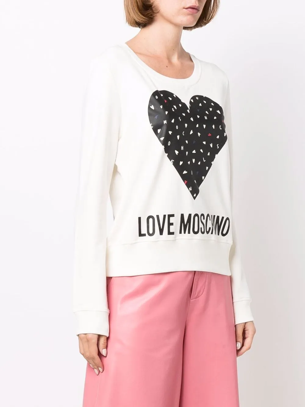 фото Love moschino толстовка с логотипом