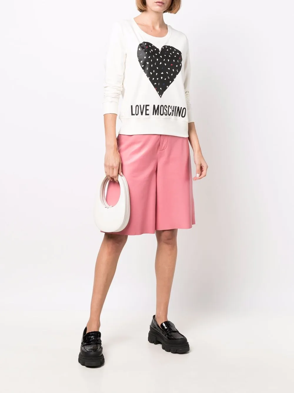 фото Love moschino толстовка с логотипом